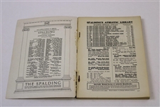 1926 Spalding Golf Guide with Bobby Jones Cover Holding Original Havemeyer Trophy Received in 1925