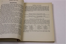 1926 Spalding Golf Guide with Bobby Jones Cover Holding Original Havemeyer Trophy Received in 1925