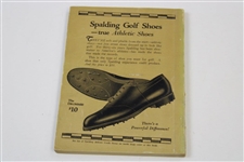 1926 Spalding Golf Guide with Bobby Jones Cover Holding Original Havemeyer Trophy Received in 1925