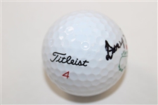 Doug Ford Signed Titleist Masters Logo Golf Ball JSA ALOA