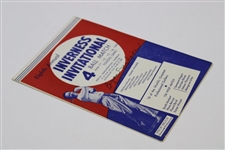 Byron Nelson Signed 1942 Inverness Invitational 4-Ball Match Program JSA ALOA