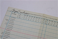 Byron Nelson Signed 1942 Inverness Invitational 4-Ball Match Program JSA ALOA