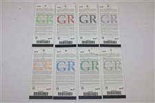 Full Set of 2002 US Open at Bethpage Black Ticket Set in Envelope