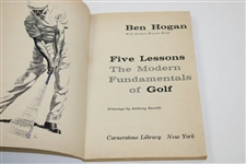 1978 'Five Lessons The Modern Fundamentals of Golf' Collector's Edition Book by Ben Hogan