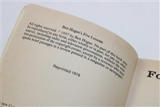1978 'Five Lessons The Modern Fundamentals of Golf' Collector's Edition Book by Ben Hogan