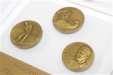 Three (3) National Golf Day Medals Presented to Thomas W. Crane - National Golf Fund
