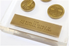 Three (3) National Golf Day Medals Presented to Thomas W. Crane - National Golf Fund