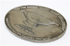1953-1968 Seniors' Teacher Trophy Championship Medallion/Weight  - Thomas W. Crane