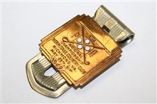 1949 PGA Championship at Hermitage Country Clip Badge/Clip - Thomas W. Crane