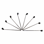 Eight (8) Alvin Sterling Silver Golf Club Stirrers - Thomas W. Crane