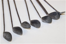 Eight (8) Alvin Sterling Silver Golf Club Stirrers - Thomas W. Crane