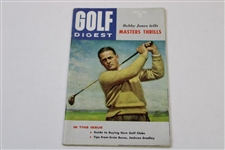 Three (3) Golf Digest Magazines - Bobby Jones, Sam Snead/Ted Williams & Ben Hogan