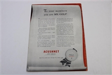 Three (3) Professional Golfer Magazines - August (1950), September (1950) & August (1951)
