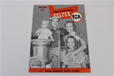 Three (3) Professional Golfer Magazines - August (1950), September (1950) & August (1951)