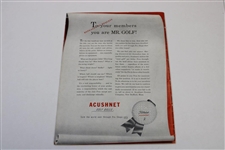 Three (3) Professional Golfer Magazines - August (1950), September (1950) & August (1951)