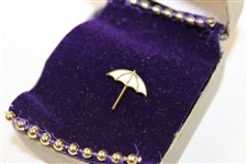 Arnold Palmer's Personal Umbrella Lapel Pin with Signed Response Letter JSA ALOA