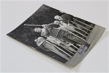 Peter Thomson Signed 1967 B&W Tee Shot Press Assoc. Photo JSA ALOA