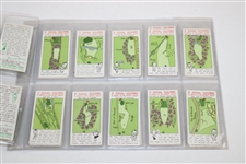 Set of Thirty-Six (36) W.A. & A.C. Churchham 'Jovial Golfers In Search Of The Perfect Course' Golf Cards