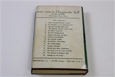 1950 '30 Years of Championship Golf' by Gene Sarazen with Signed Card JSA ALOA