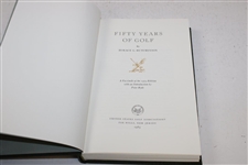 1985 'Fifty Years of Golf' By Horace G Hutchinson USGA Edition in Slipcase