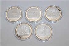Arnold Palmer Commemorative USGA Silver Coin Set in Deluxe Box