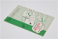 1954 Masters Tournament Spectator Guide - Sam Snead Winner