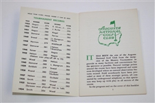 1954 Masters Tournament Spectator Guide - Sam Snead Winner