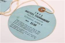 Pair of 1975 Masters Tournament Tuesday Practice Round Tickets - #2719 & #2720