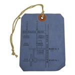 1955 Masters Tournament SERIES Badge #2834 with Original String - Middlecoff Winner