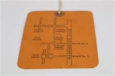 1957 Masters Tournament Sunday Practice Rd Ticket #347 with Original String - Doug Ford Winner