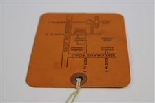 1957 Masters Tournament Sunday Practice Rd Ticket #347 with Original String - Doug Ford Winner