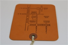 1957 Masters Tournament Sunday Practice Rd Ticket #184 with Original String - Doug Ford Winner
