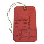 1955 Masters Tournament Sunday Final Rd Ticket #269 with Original String - Middlecoff Winner