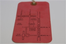 1955 Masters Tournament Sunday Final Rd Ticket #269 with Original String - Middlecoff Winner