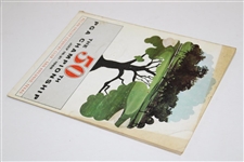 1968 PGA Championship at Pecan Valley Country Club Official Program - Julius Boros Winner