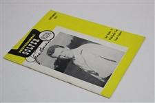 Jack Burke Signed 1957 Professional Golfer Magazine - September JSA ALOA