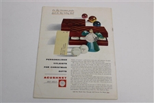Jack Burke Signed 1957 Professional Golfer Magazine - September JSA ALOA