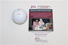 Longest Living 1934 Masters Competitor Errie Ball Signed Masters Logo Golf Ball #AG43350