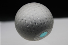 Tiffany & Co Luxury Leaded Crystal Art Glass Golf Ball Paperweight