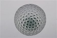 Tiffany & Co Luxury Leaded Crystal Art Glass Golf Ball Paperweight
