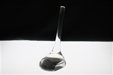 Tiffany & Co Luxury Large Leaded Crystal Art Glass Golf Club Paperweight