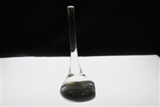 Tiffany & Co Luxury Large Leaded Crystal Art Glass Golf Club Paperweight