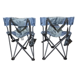 Four (4) The PLAYERS Championship Navy Fold Up/Carry Chairs
