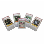 Complete Set of PSA Graded NM-MT 8 Slabbed 1981 Donruss Golf Cards - 63 in Total
