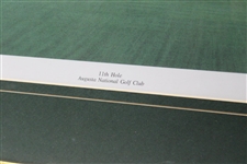 Augusta National Golf Club 11th Hole Ltd Ed Oversize Michael Lane Print 611/1000 - Framed