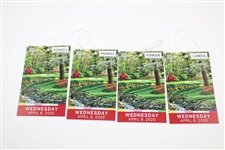 Four (4) 2020 Masters Wednesday Ticket with Information - Postponed Event