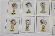 Complete Twenty (20) Golf Card Set of Golfing Greats