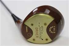 Titleist Driver #W6951 Persimmon Head Tour Model Oil Hardened Steel Shaft