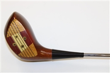 Titleist Driver #W6951 Persimmon Head Tour Model Oil Hardened Steel Shaft