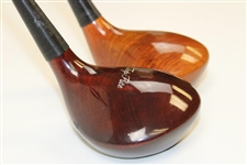 Spalding Drivers 2 Persimmon Heads Steel Shafts Stiff Faces